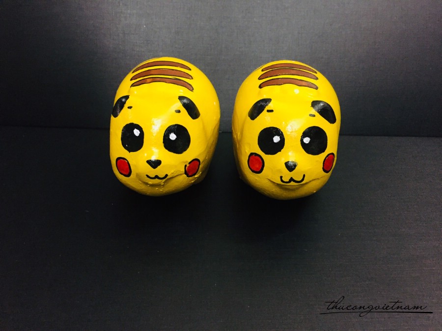 Heo đất Pikachu 17.5*12*12.5cm